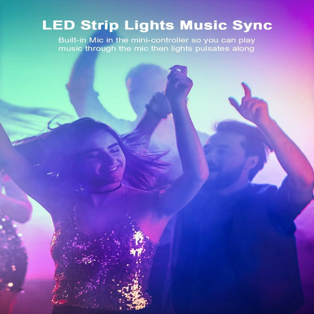 LED-Streifenlichter Farbwechsel mit Fernbedienung