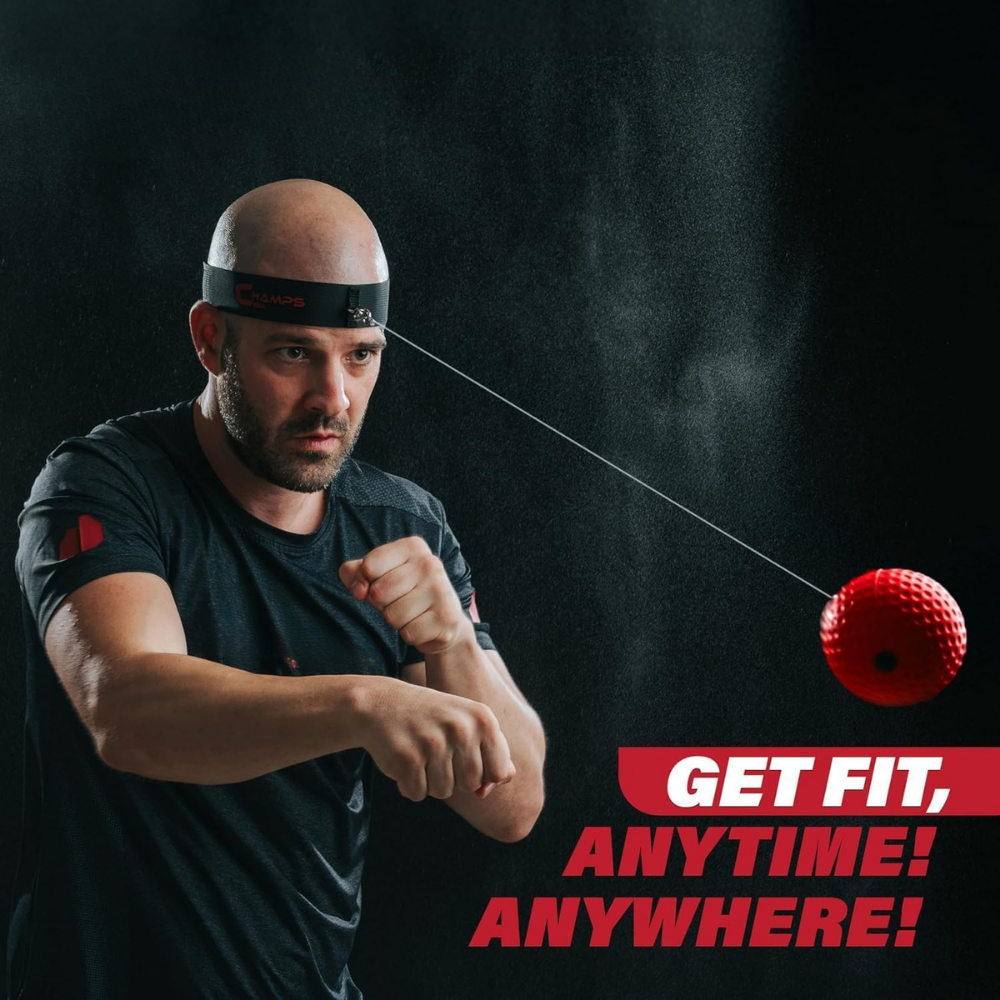 Boxing Reflex Ball Training Set Headband Hand Eye Coordination Tool