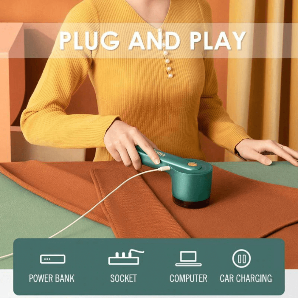 Lint Remover Electric Fabric Shaver Cordless Clothes Cleaner