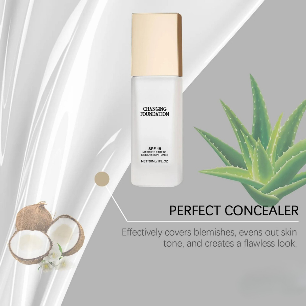 Foundation Color Changing Tone Matching Liquid Makeup