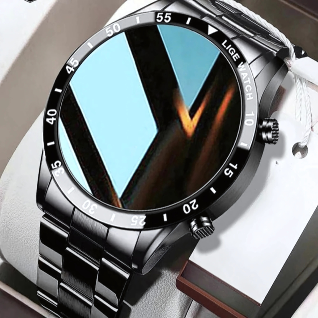 Smartwatch Stainless Steel Modern Health Tracker