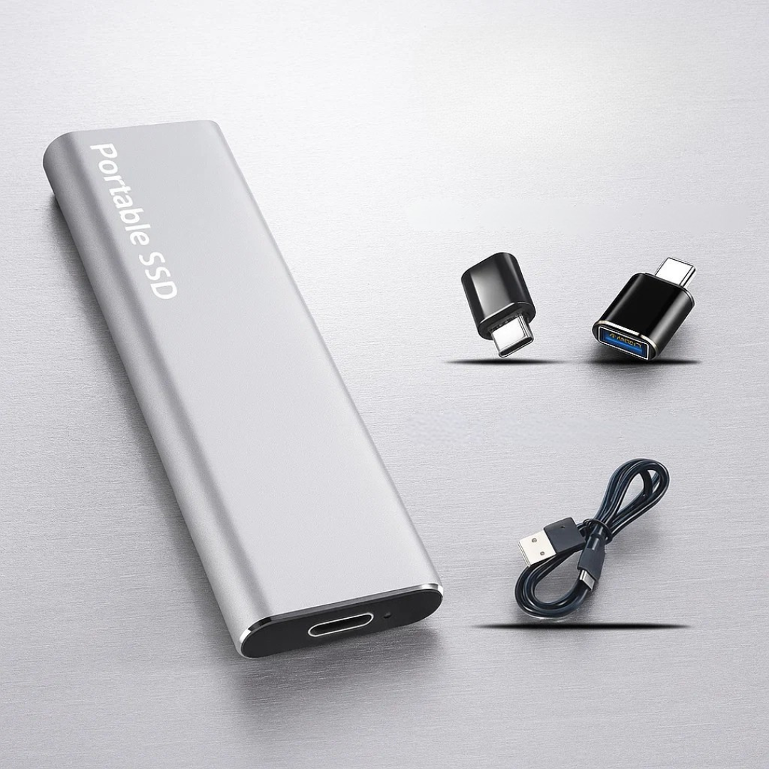 Přenosný SSD s USB-C rychlým přenosem dat
