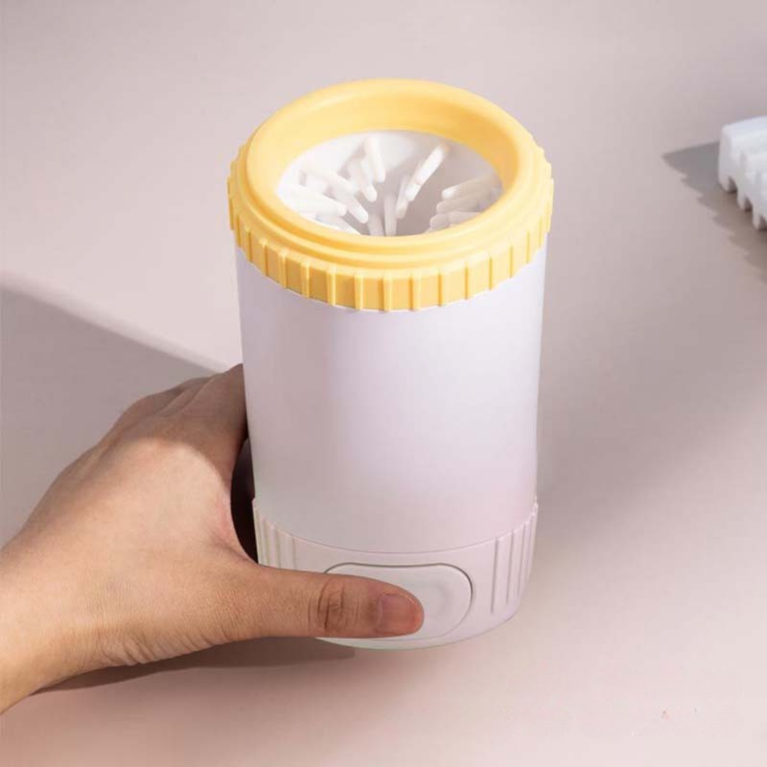 ペットグルーミング シリコーン ポータブル パウクリーナー