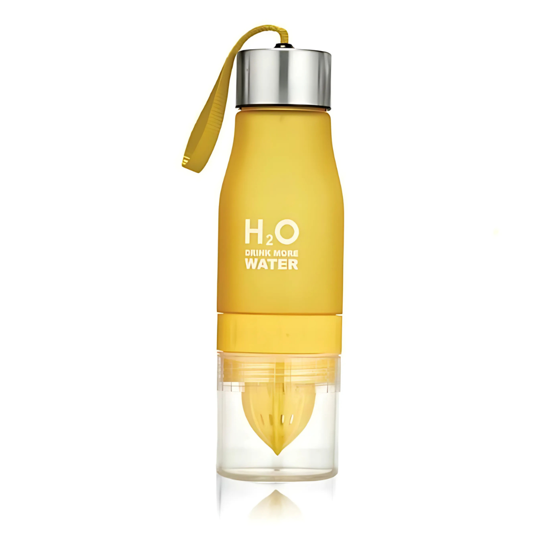 Water Bottle with Fruit Infuser and Juicer