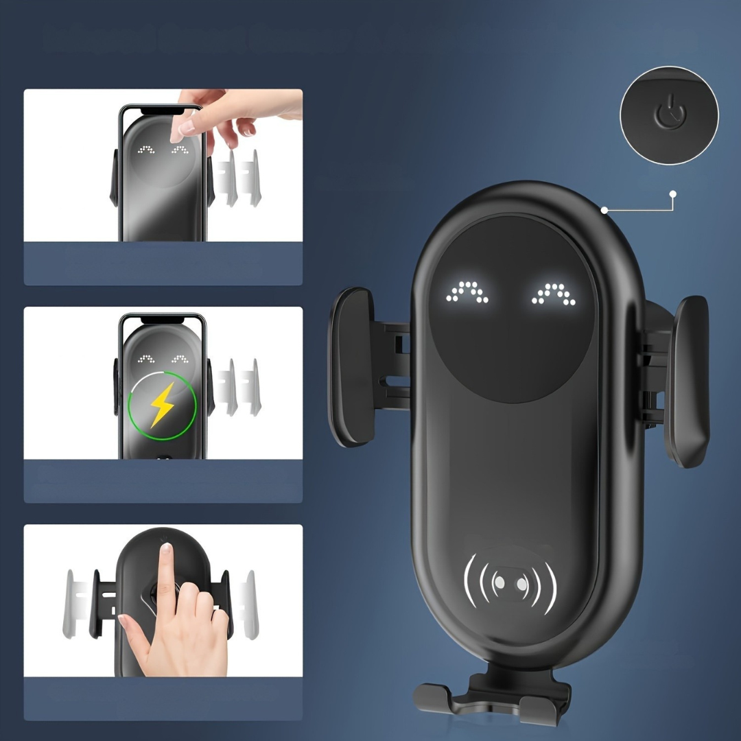 Držák na telefon do auta s bezdrátovým nabíjením