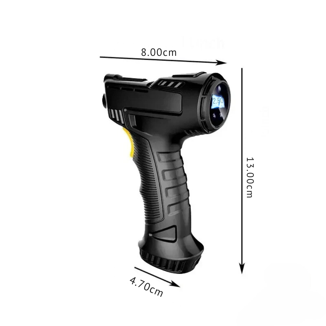 Tire Inflator with Digital Display and LED Light