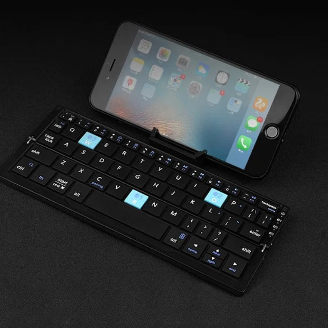 Bluetooth Keyboard with Stand for Tablet Devices