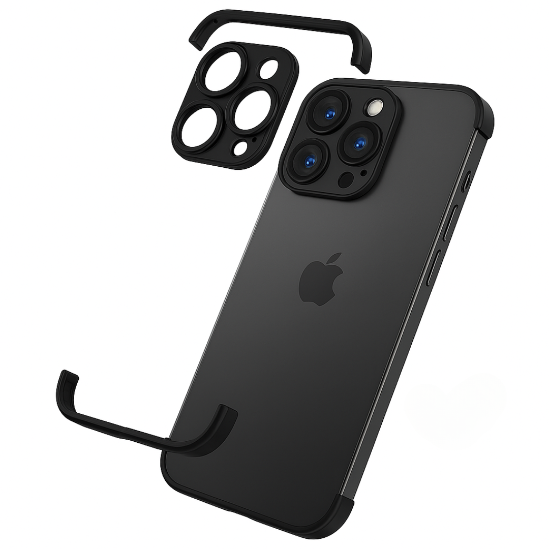 電話ケース ミニマリスト スリム 保護用メタルカバー