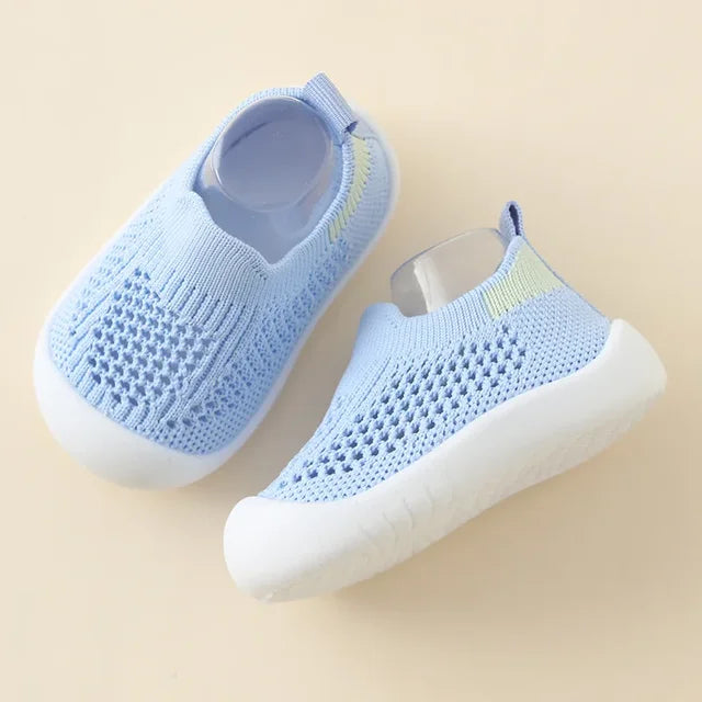 Kids Slip On Breathable Mesh Sneakers