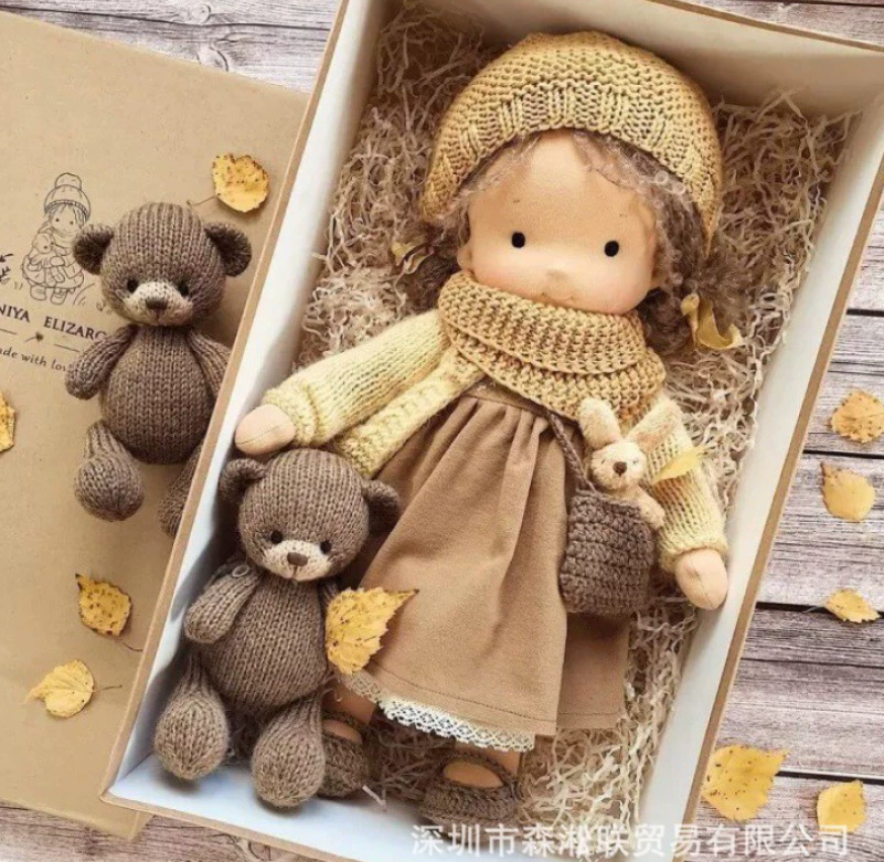 Dolls Handmade Cotton Soft Toy Gift Set