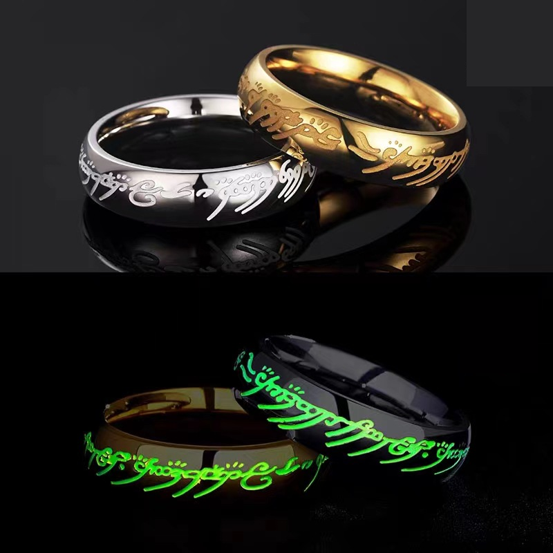 Jewelry Ring with Glow In Dark Design