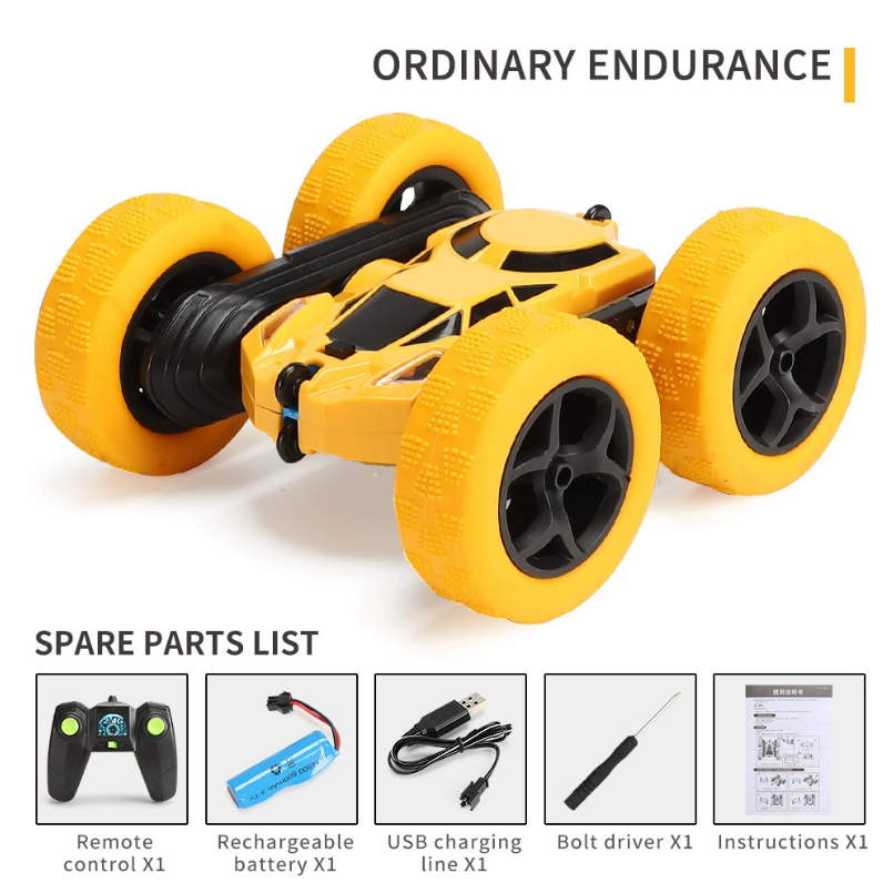 Remote Control Stunt Car with LED Lights