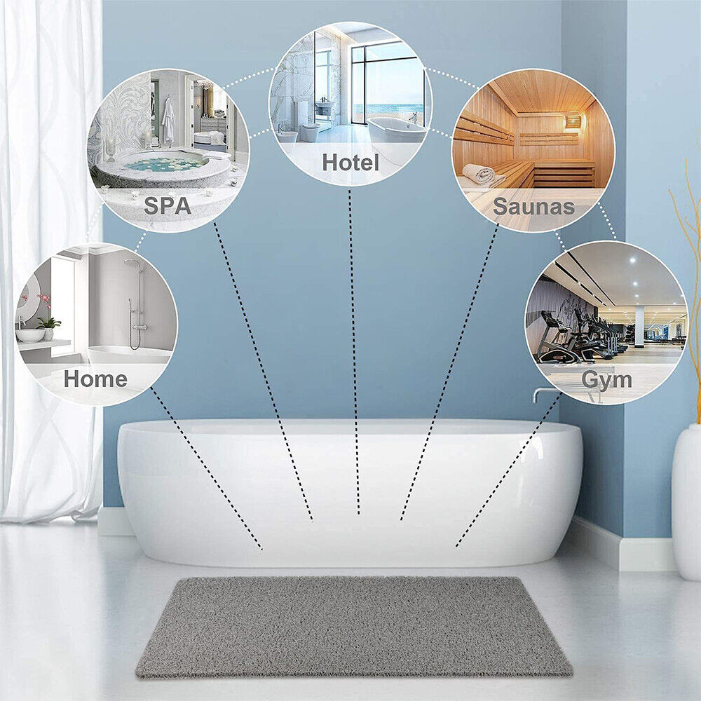 Shower Mat Non Slip Anti Mold Quick Drying