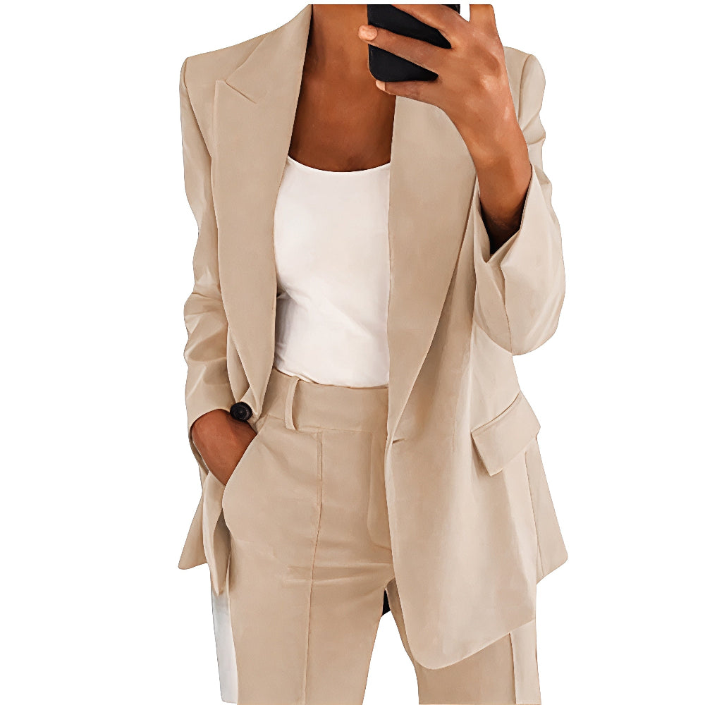 Women's Two Piece Loungewear Co Ord Set | High Waist Trousers