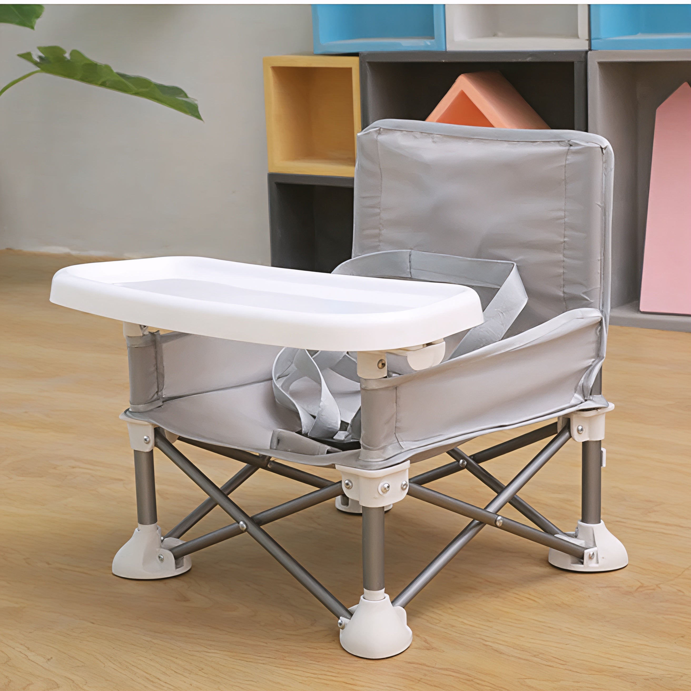 Folding High Chair Toddler Travel Booster Seat