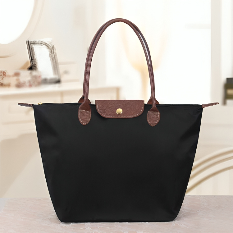 Women's large travel tote bag | Shoulder handbag with thick strap
