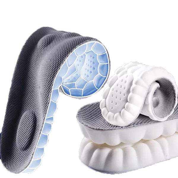 Shoe Insoles with Gel Cushion and Arch Support
