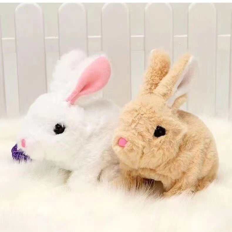 Plush Bunny Toy Soft Hopping Rabbit