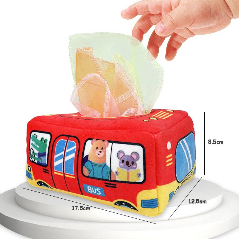Sensory Toy Baby Fabric Activity Cube