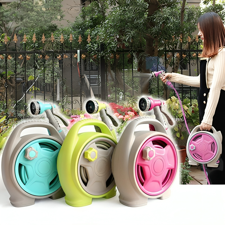 Garden Hose Reel Retractable Lightweight Sprayer
