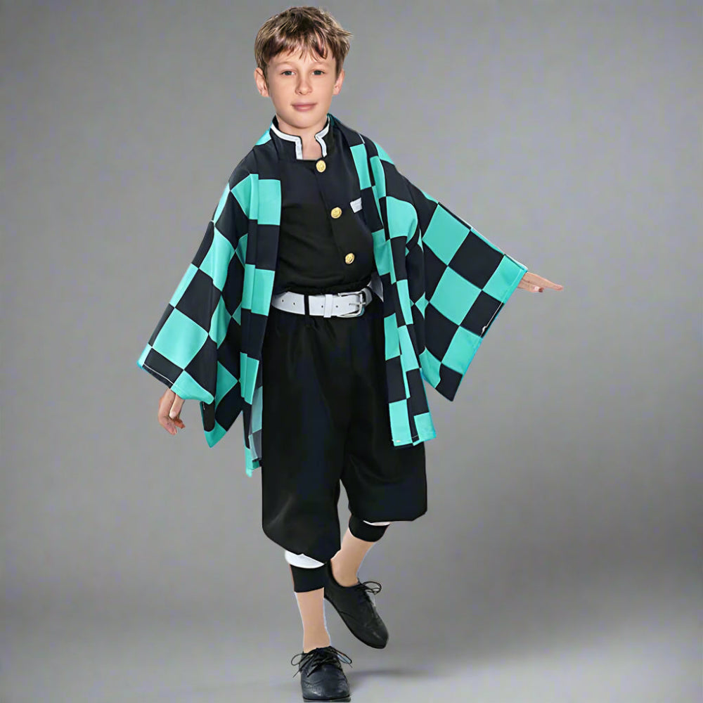 Kids Costumes Full Set Anime Cosplay Kimonos Japanese Manga Character's Costume - Image 1