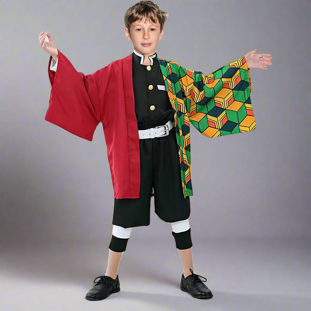 Kids Costumes Full Set Anime Cosplay Kimonos Japanese Manga Character's Costume - Image 11