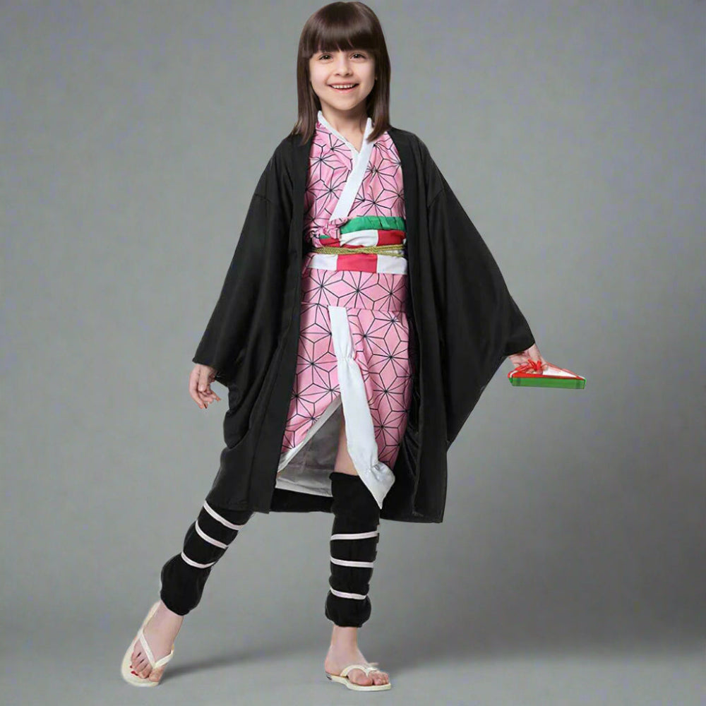 Kids Costumes Full Set Anime Cosplay Kimonos Japanese Manga Character's Costume - Image 3