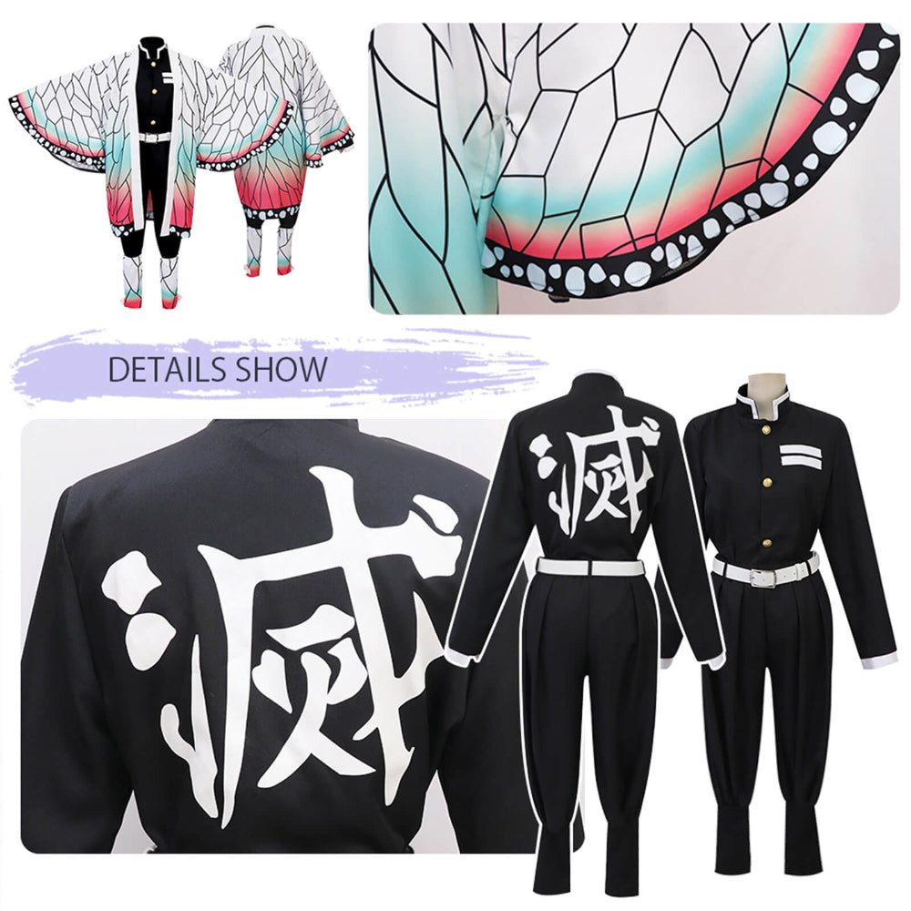 Kids Costumes Full Set Anime Cosplay Kimonos Japanese Manga Character's Costume - Image 8