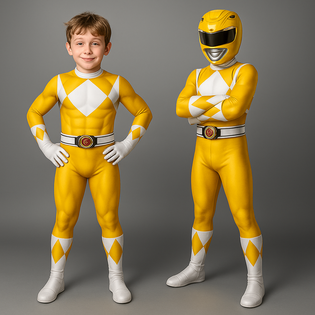 Kids Superhero Costume Superhero Jumpsuit Muscle Print Costume Women's Kids - Image 6