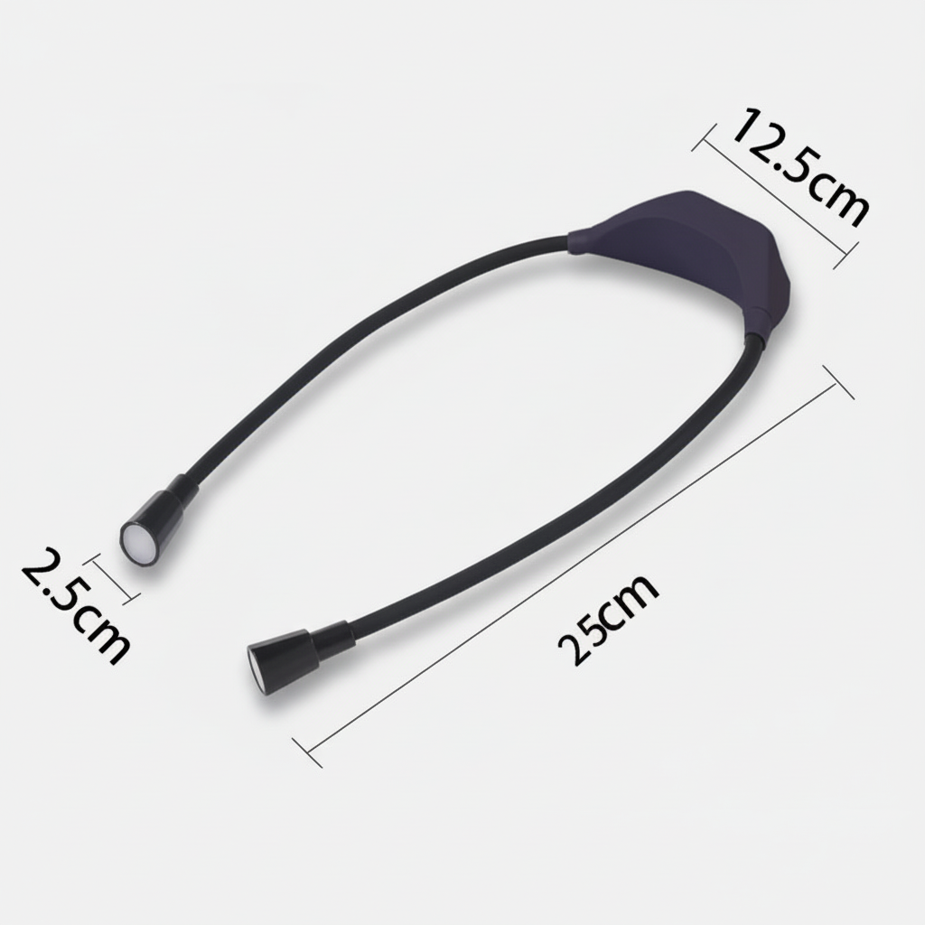 Reading Light Adjustable LED Neck Lamp Hands Free Lighting