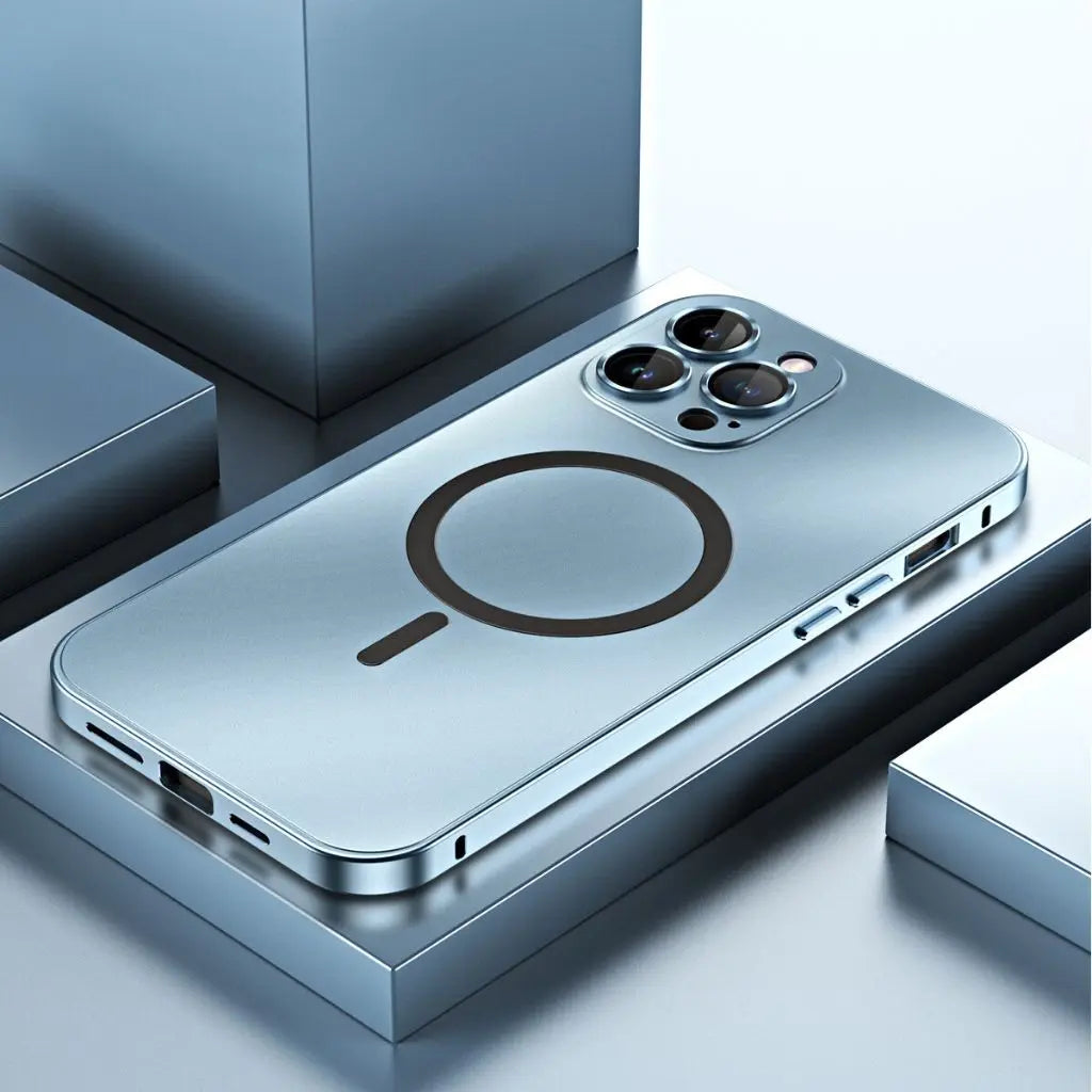 Magnetic Metal Case | Sleek Protection for iPhone