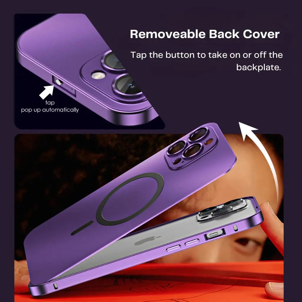 Magnetic Metal Case | Sleek Protection for iPhone