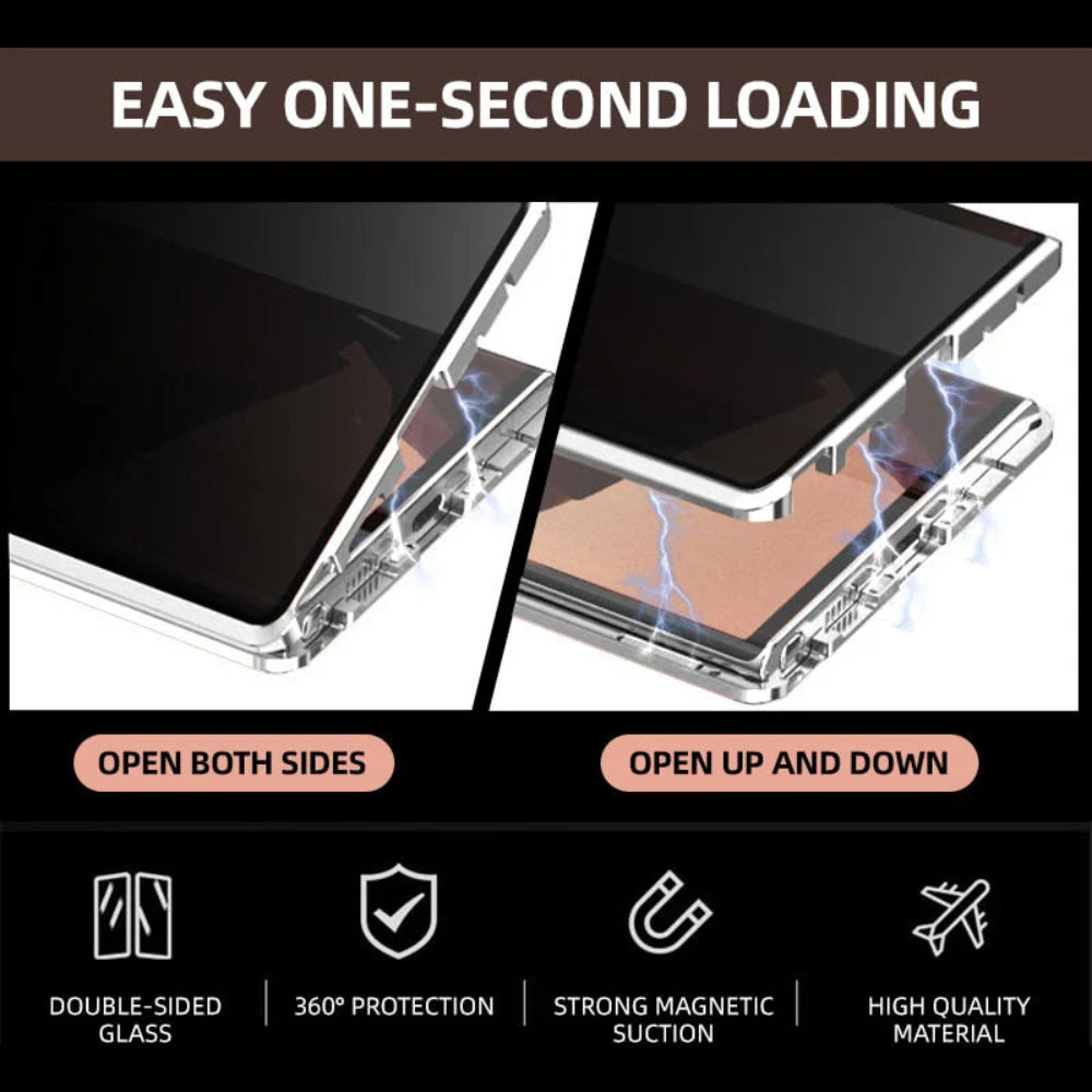 Magnetische gehärtete Glas doppelseitige Telefonhülle für Samsung - Image 9