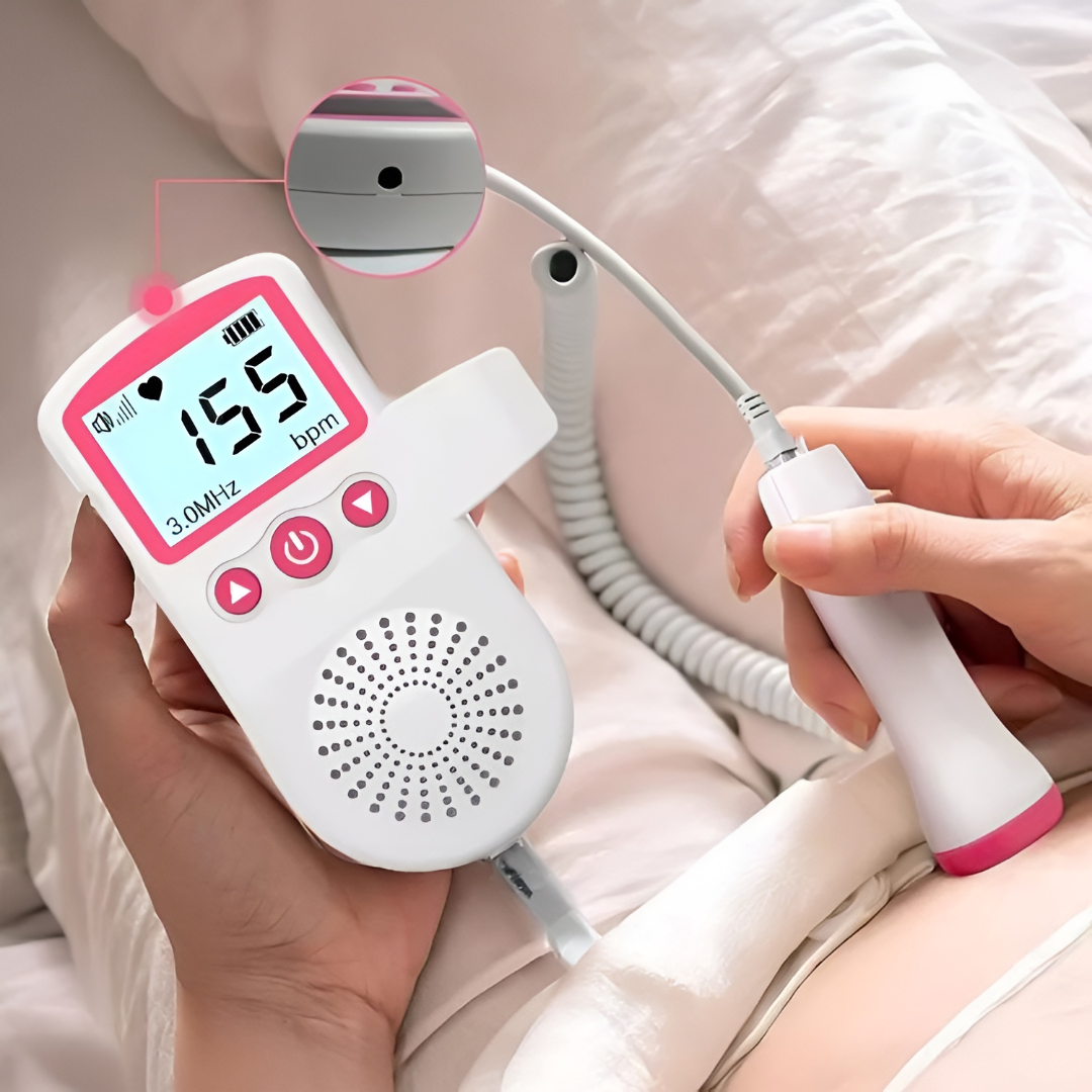 Fetaler Doppler-Herzfrequenzmonitor mit LCD-Anzeige