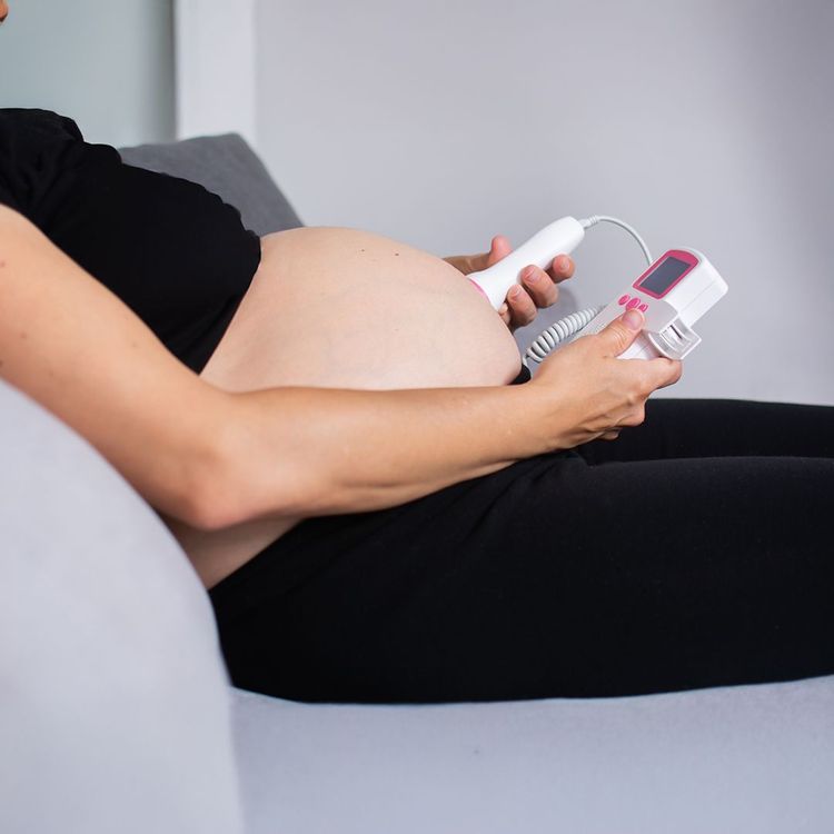 Monitor della frequenza cardiaca fetale con display LCD