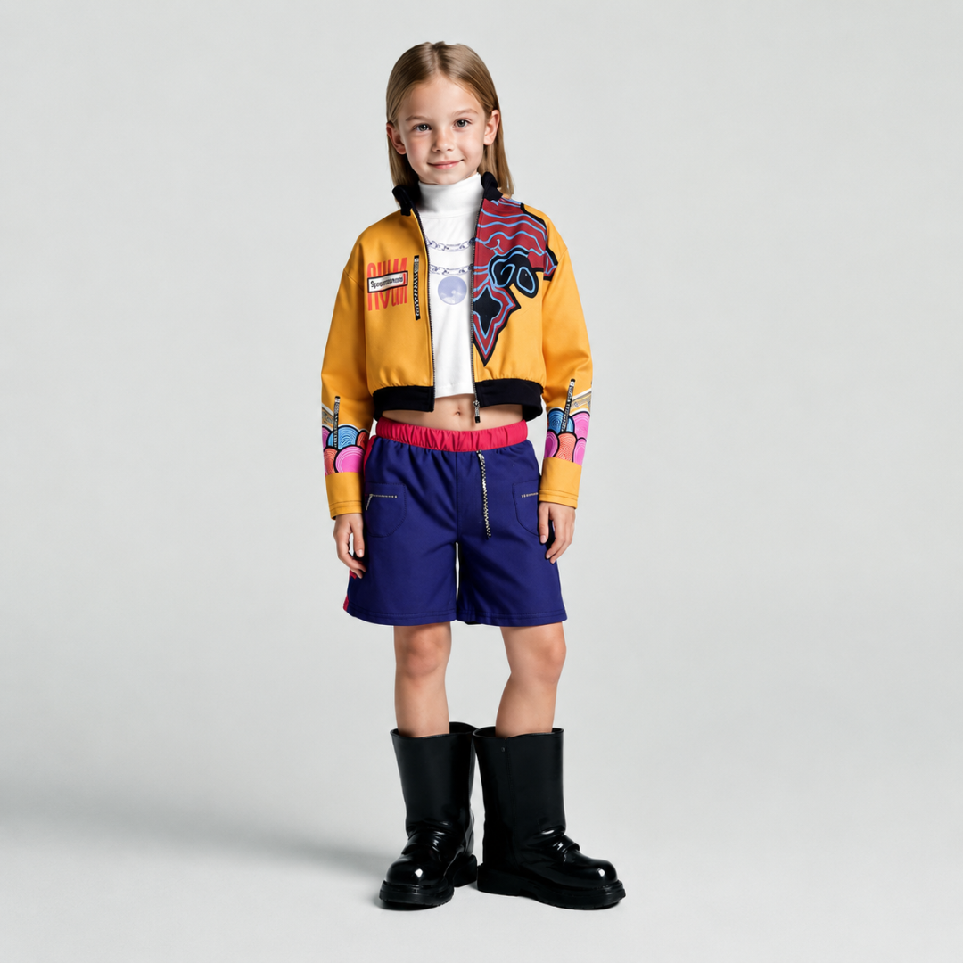 Disfraz infantil de Kpop Conjunto de ropa para cantante pop y baile