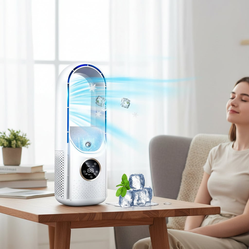 Portable Air Conditioner Cooling Fan Remote Control Design - Image 1