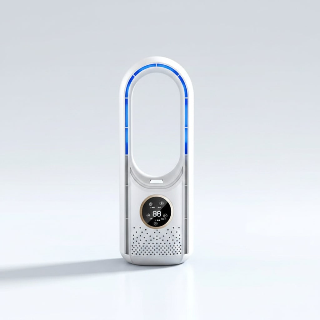 Portable Air Conditioner Cooling Fan Remote Control Design - Image 2