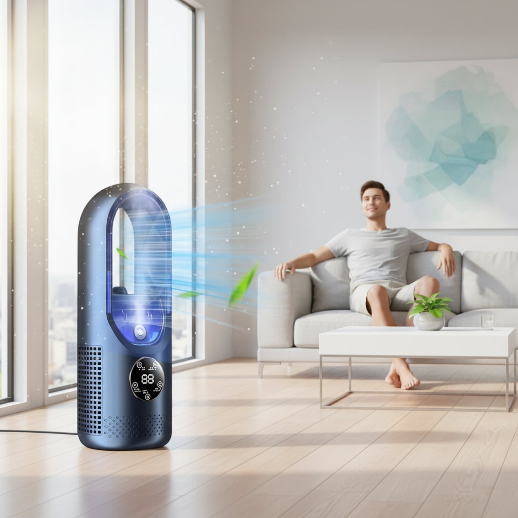 Portable Air Conditioner Cooling Fan Remote Control Design - Image 5