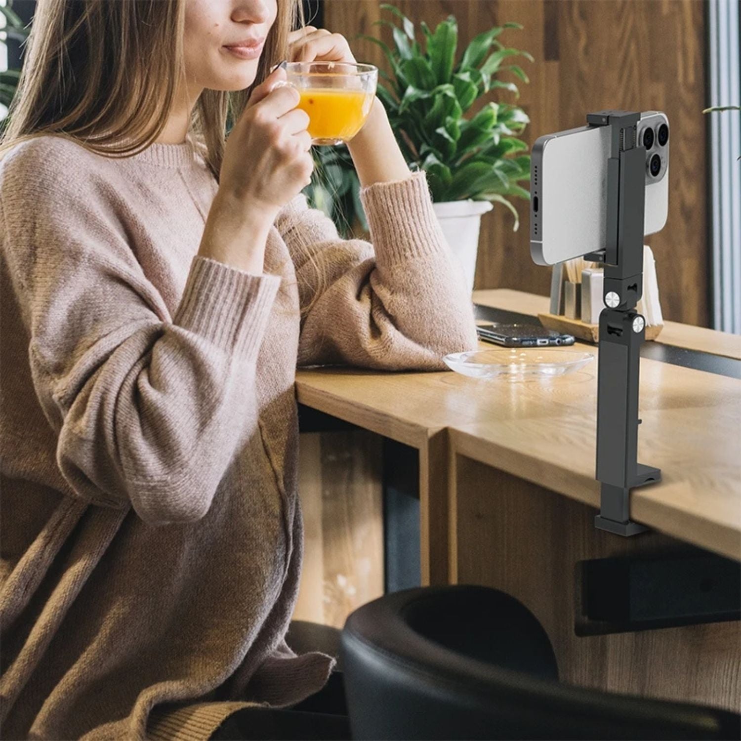 Phone Holder Stand with Magnetic Aluminium Base