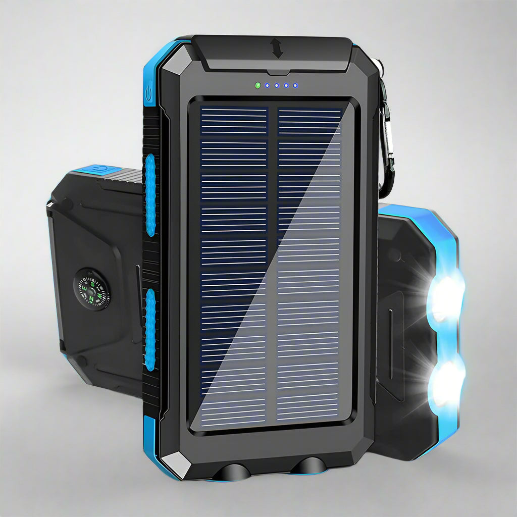 Jagdausrüstung Powerbank Solar-Ladegerät Wasserdichte Outdoor-Taschenlampe