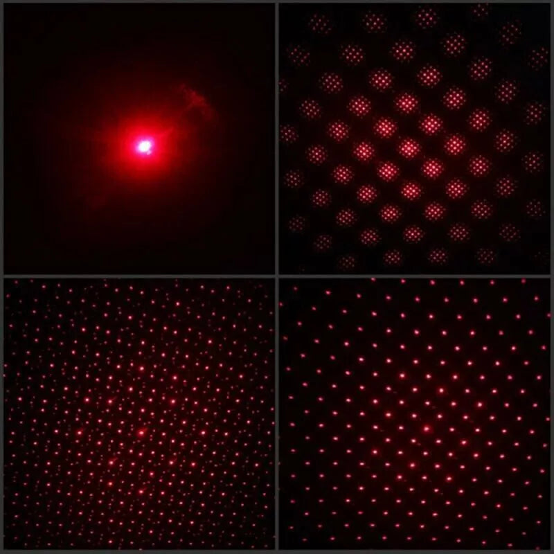 Laserpointer Wiederaufladbare Rote Mehrzweck-Taschenlampen-Set