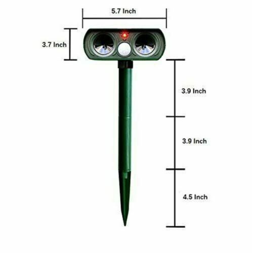 Garden Pest Repeller Solar Motion Sensor Device