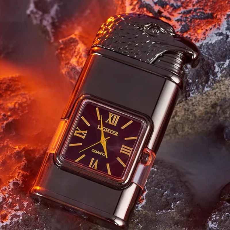 Sandsberg Vintage Uhr Bezel Jetflamme Taschenfeuerzeug - Image 10