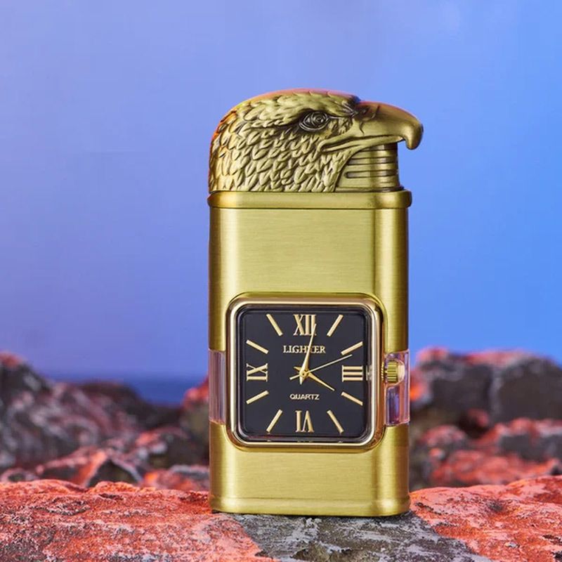 Sandsberg Vintage Uhr Bezel Jetflamme Taschenfeuerzeug - Image 4