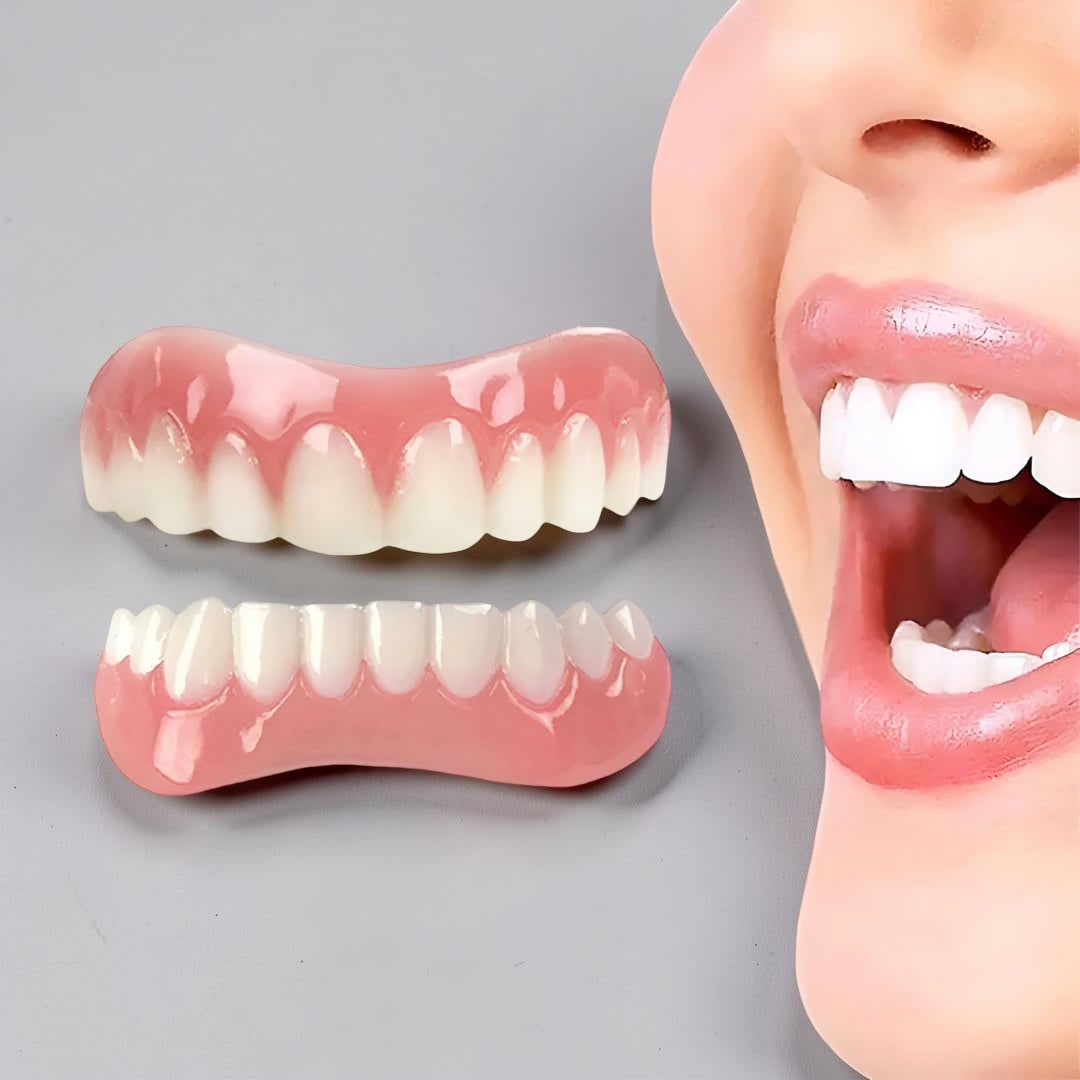 Silicone Dentures Kit Oral Care Replacement Set Denture Kit - Image 1