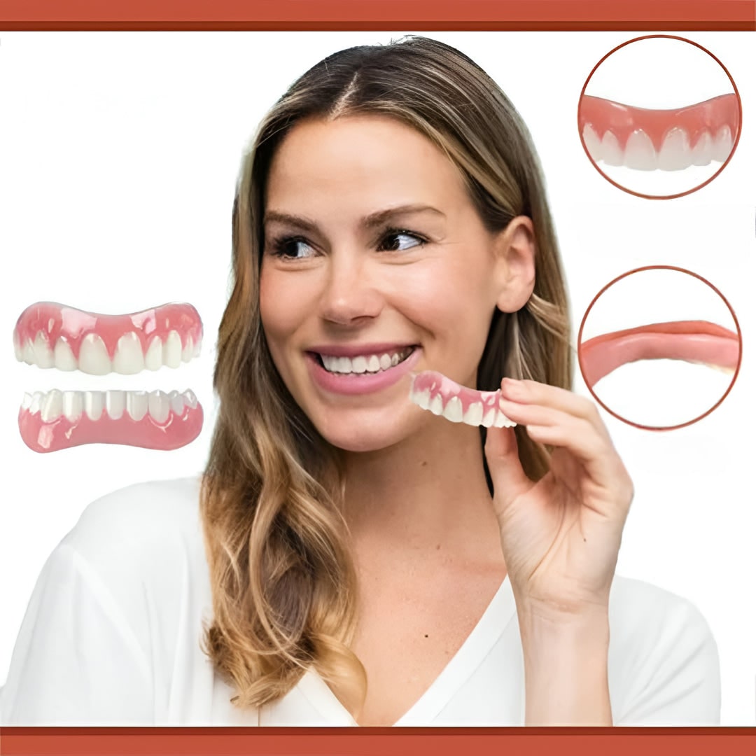 Silicone Dentures Kit Oral Care Replacement Set Denture Kit - Image 2