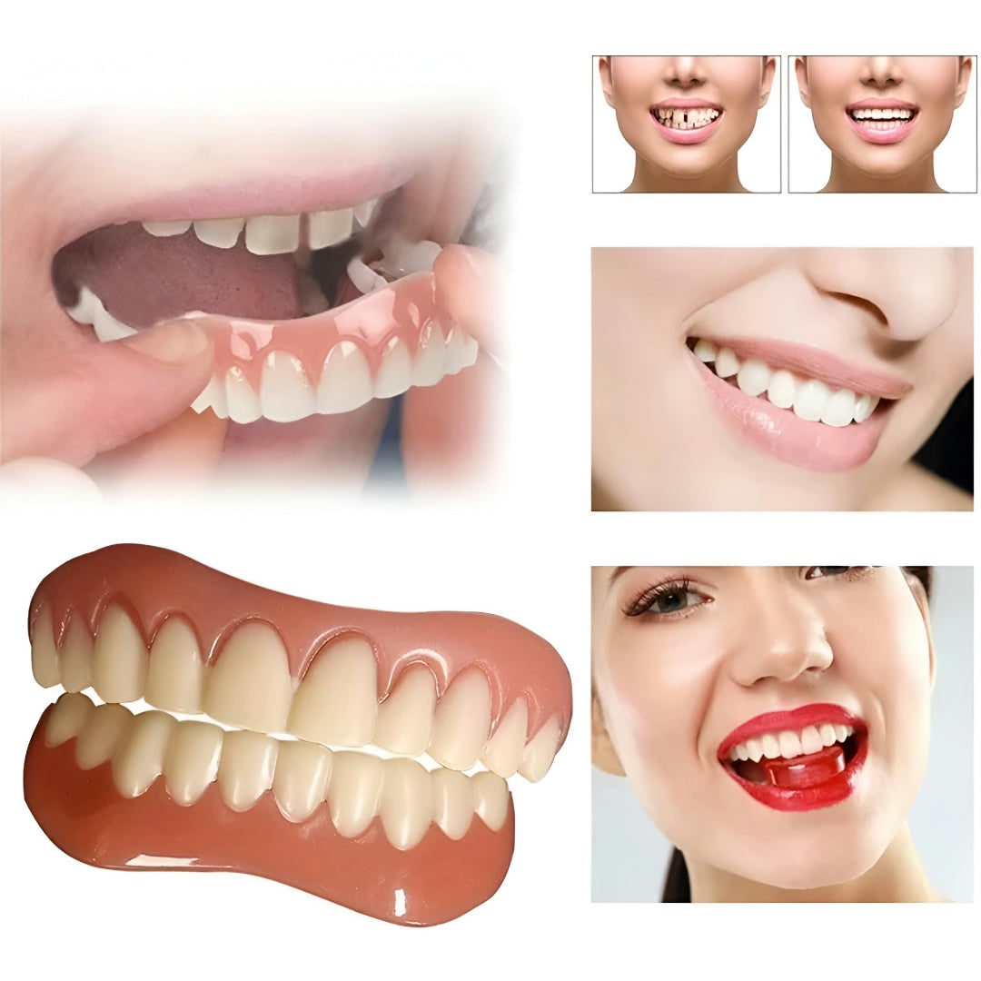 Silicone Dentures Kit Oral Care Replacement Set Denture Kit - Image 6