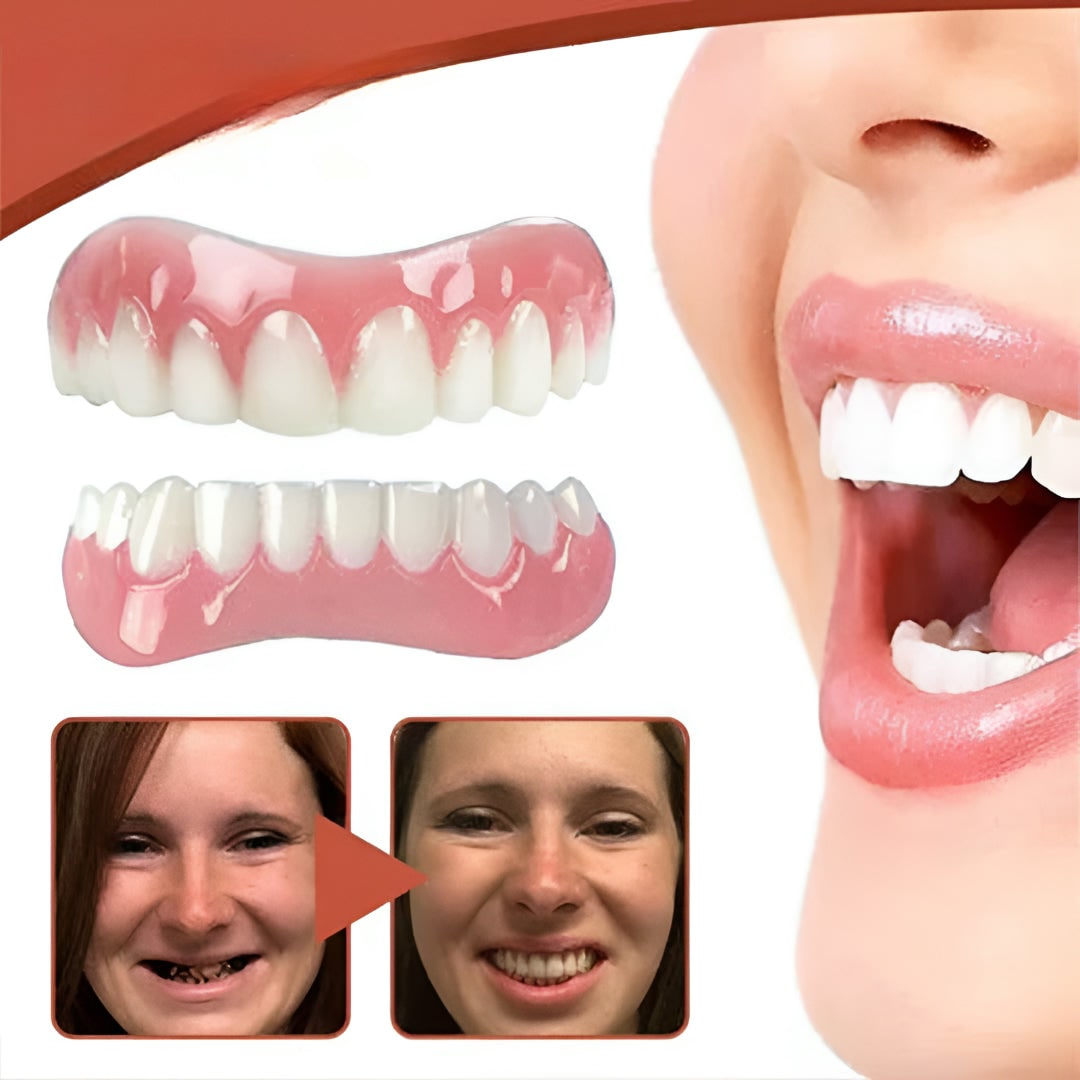 Silicone Dentures Kit Oral Care Replacement Set Denture Kit - Image 9