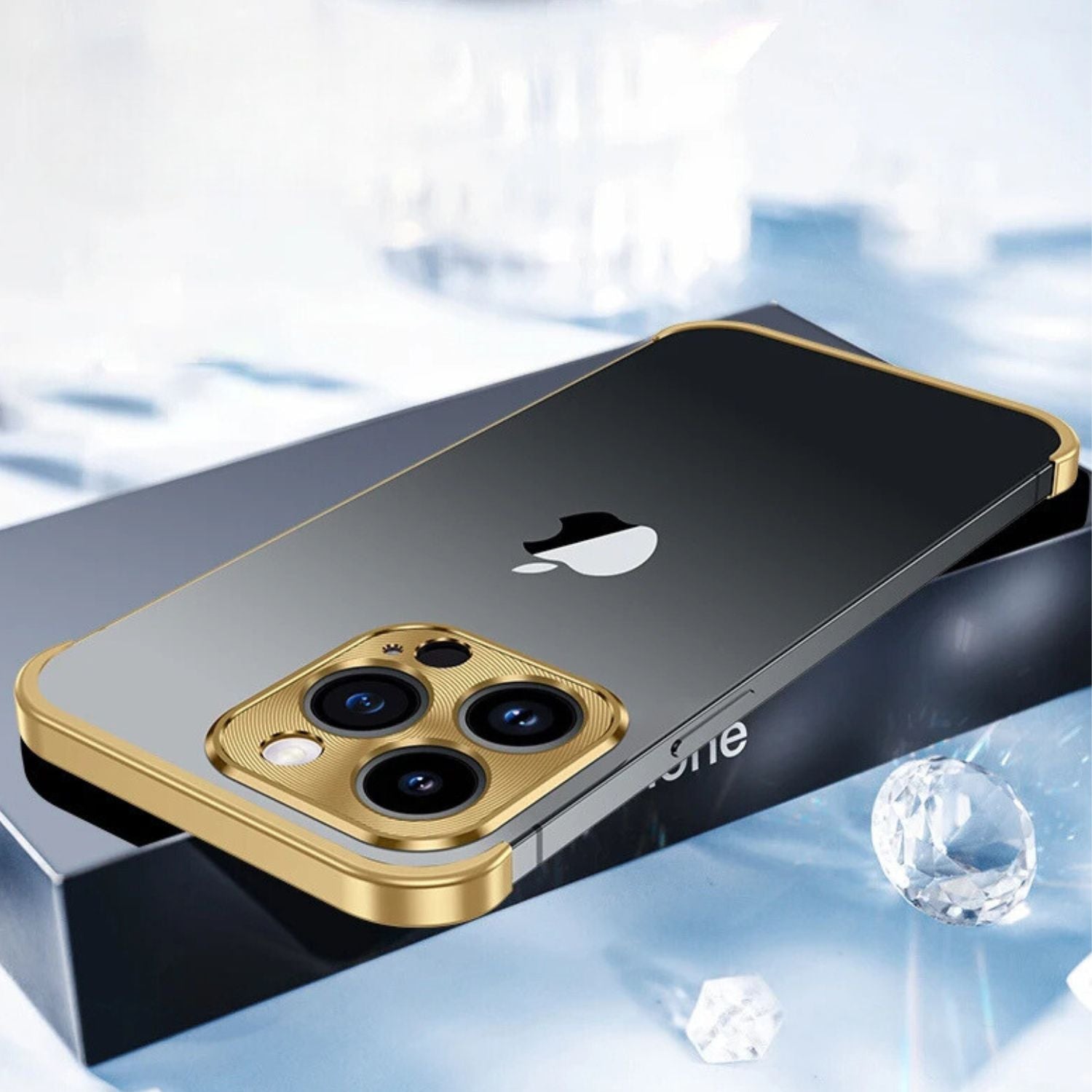 電話ケース ミニマリスト スリム 保護用メタルカバー